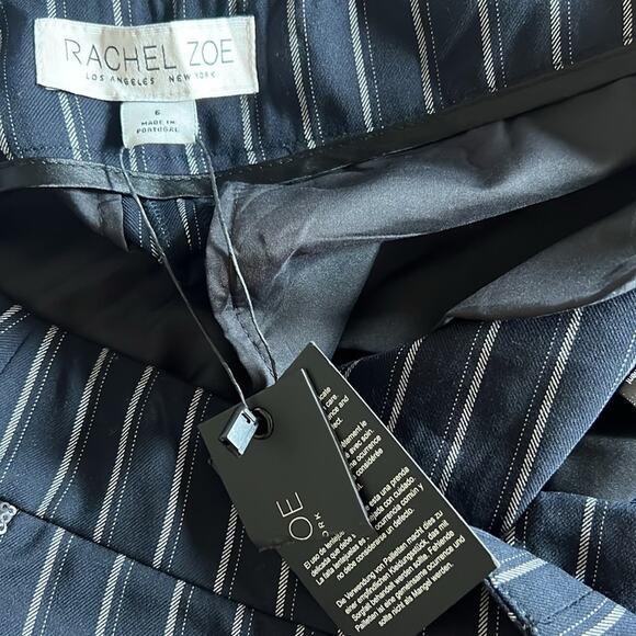 Rachel Zoe Josie Striped Wide-Leg Sequined Pants - Picture 5 of 5